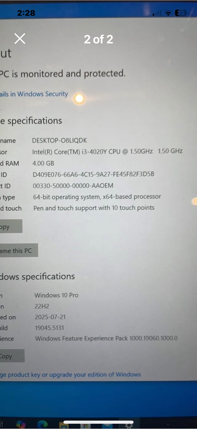 Microsoft surface with keyboard - photo 2