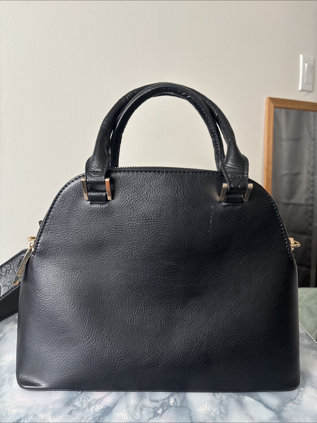 Laura Biagiotti Black Dome Satchel - photo 3