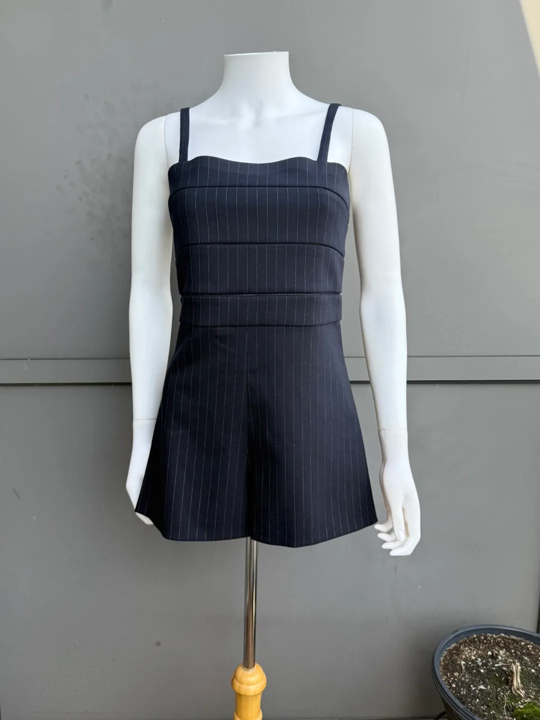 Max Mara Striped Romper - Size US 2 thumbnail