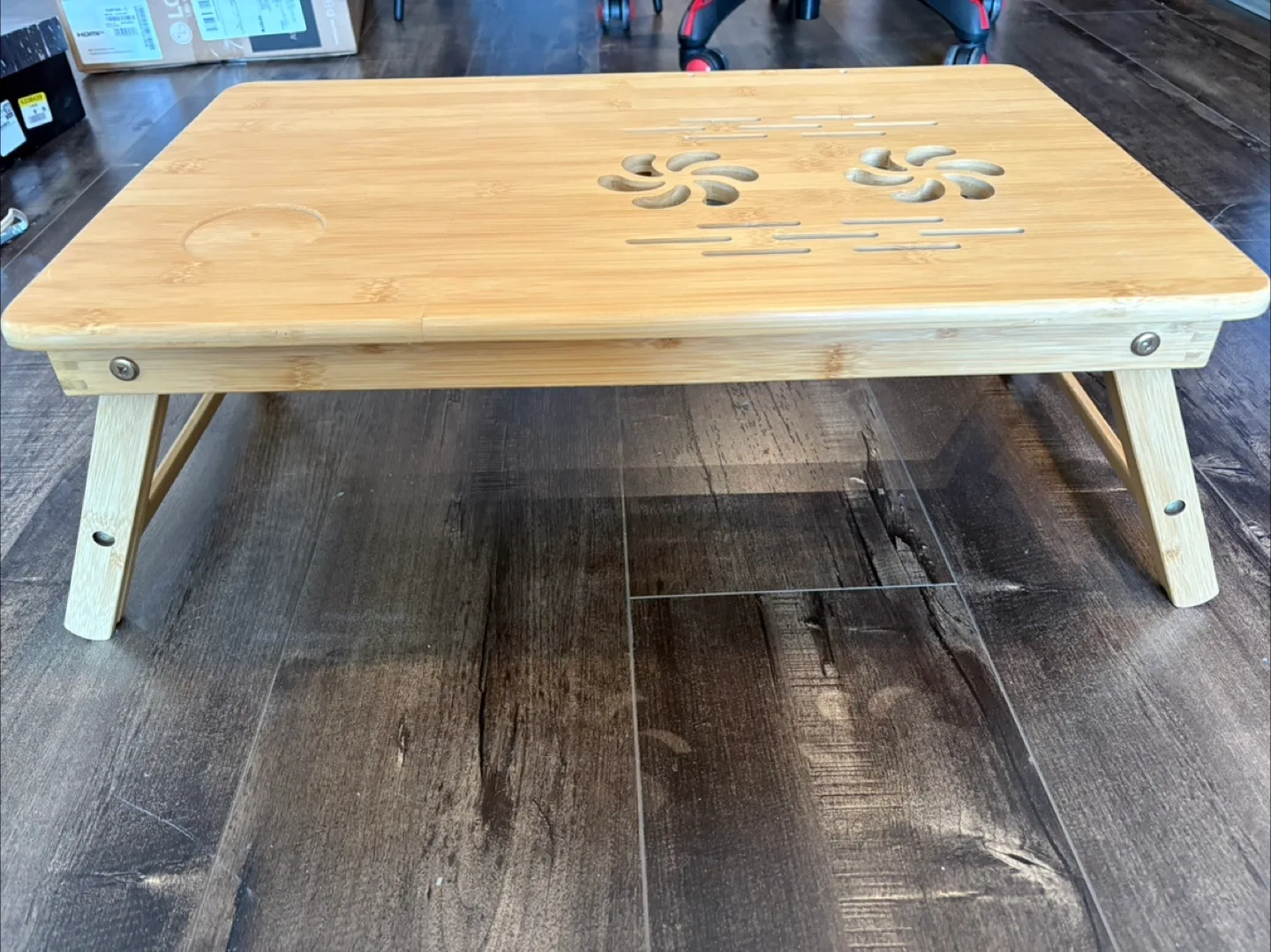 Bamboo Laptop Desk Bed Tray thumbnail