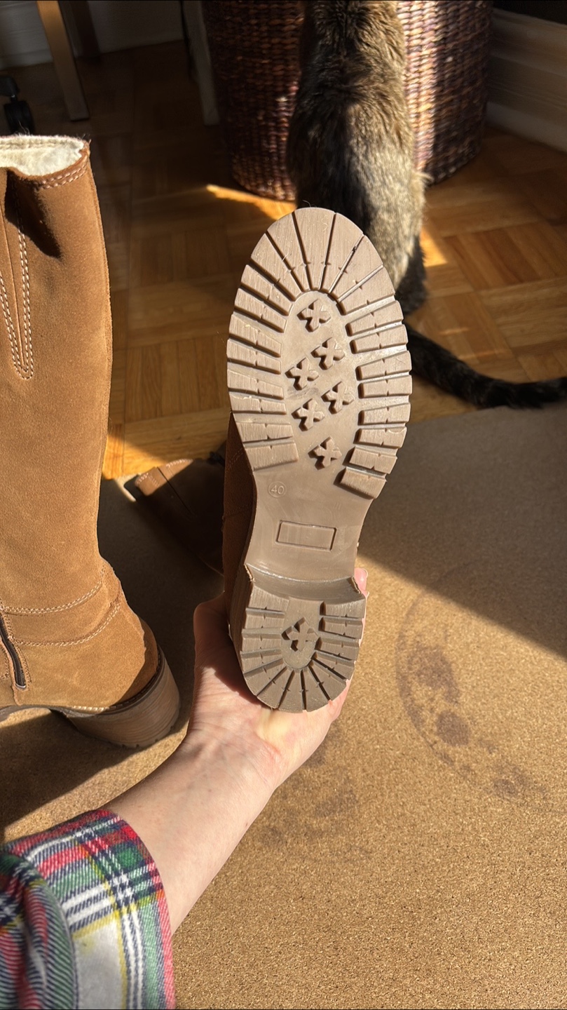 Tan Suede Knee-High BOC Boots - Size 9.5 - photo 5