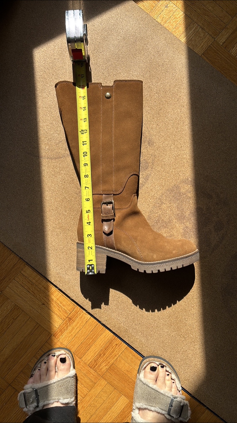 Tan Suede Knee-High BOC Boots - Size 9.5 - photo 3