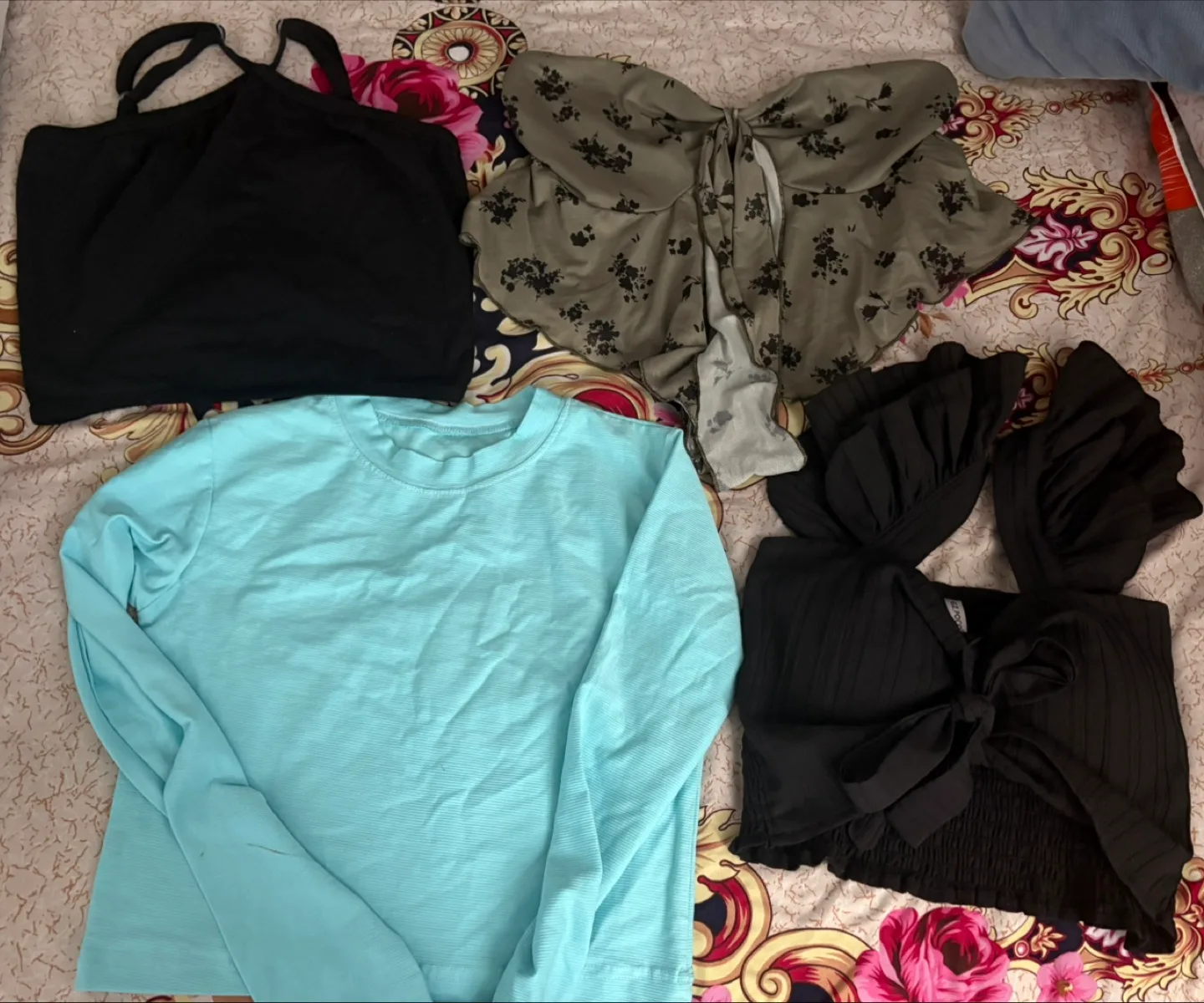 Assorted Women's Tops - Black, Blue, Floral thumbnail