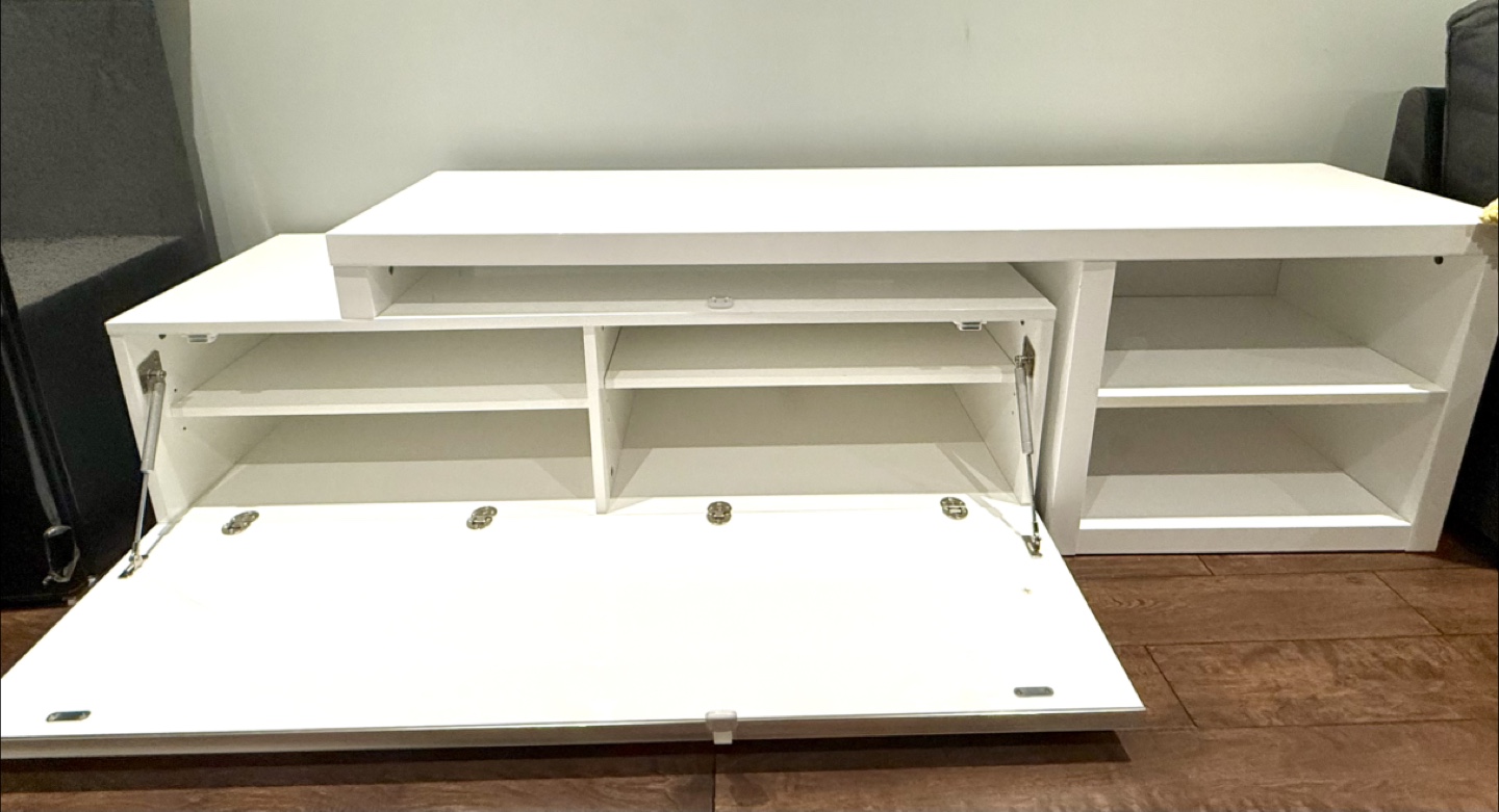 Stylish White TV Stand Set: Modern & Trendy - photo 4