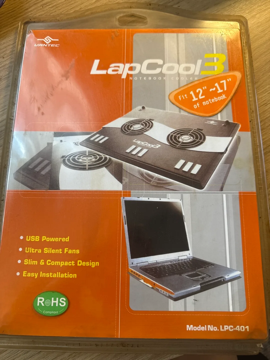 Vantec LapCool3 Notebook Cooler (12-17") thumbnail