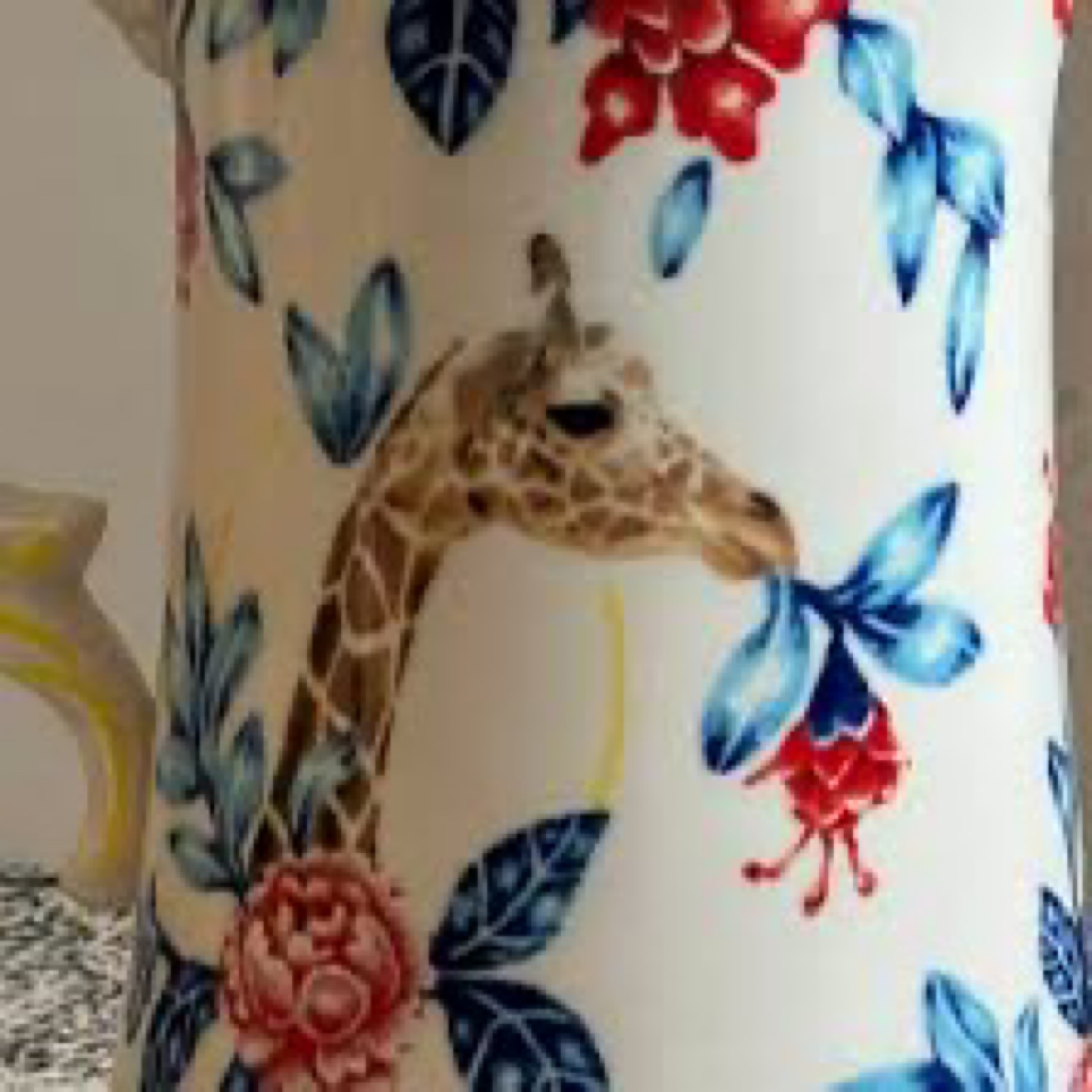 Anthropologie Giraffe Pitcher collectible art retail $140 - photo 2