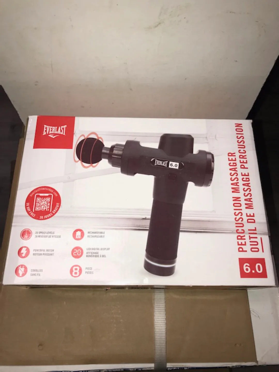 Everlast Et8688bk Percussion massager 6.0 thumbnail