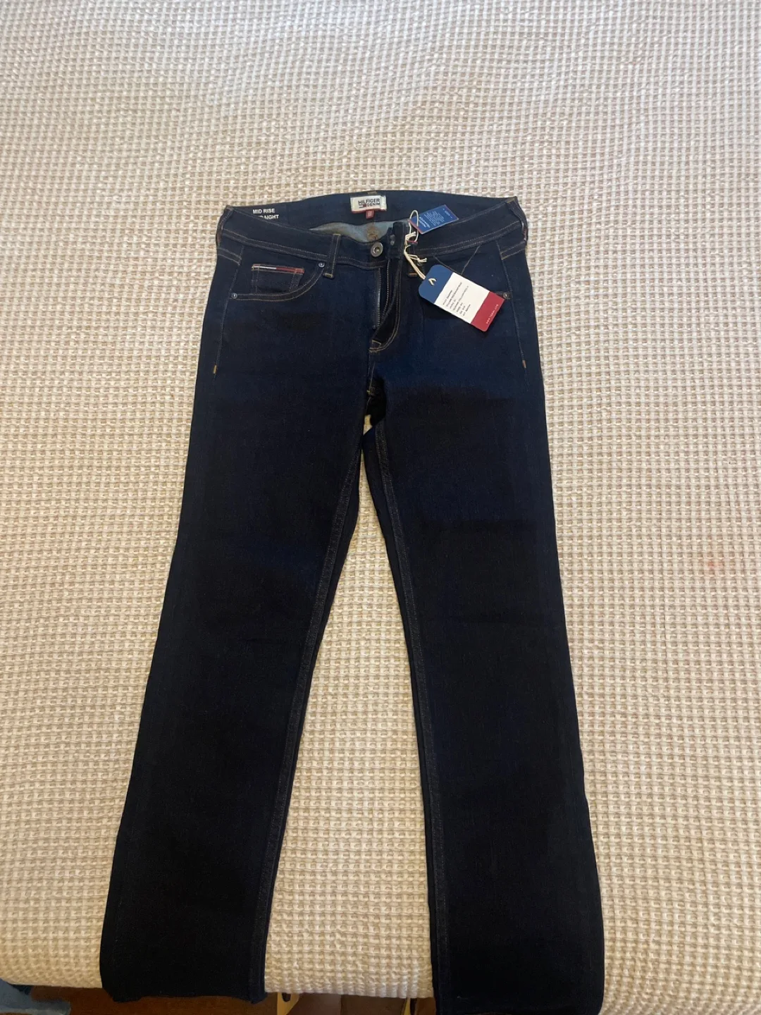 Tommy Hilfiger Mid Rise Straight Jeans - Size 8 thumbnail