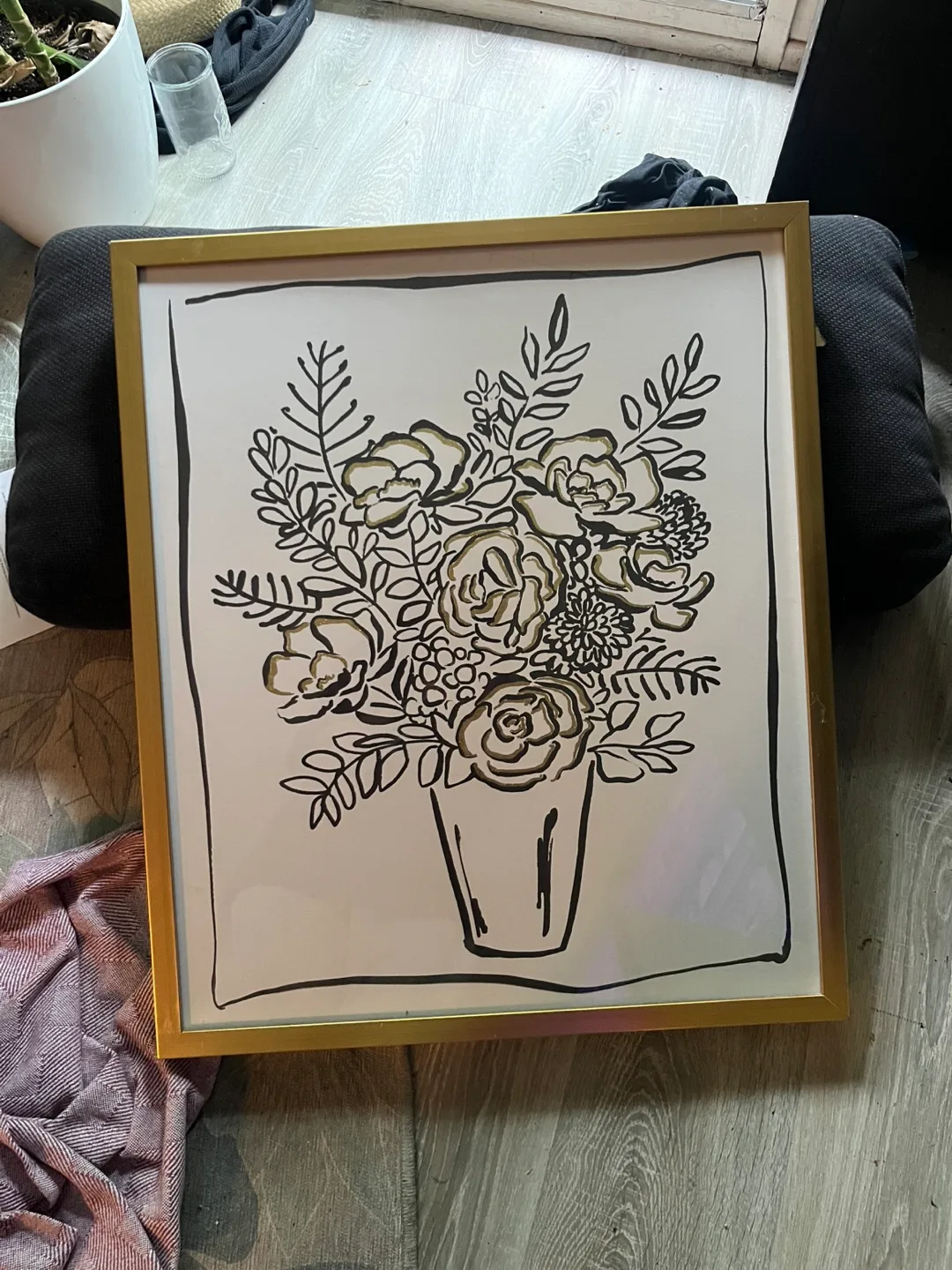 Floral Print in Gold Frame 🇨🇦 thumbnail