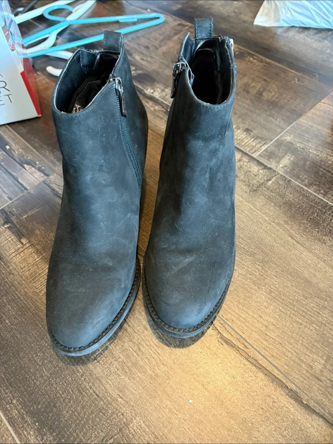 Artica Waterproof Black Nubuck Ankle Boots - Size 9 thumbnail