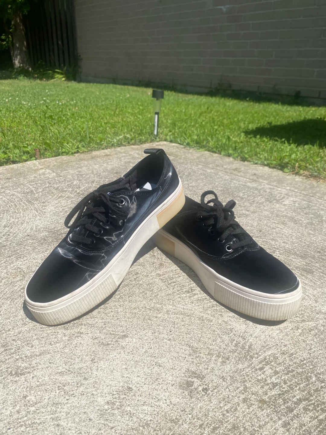 Diesel Black Platform Sneakers thumbnail