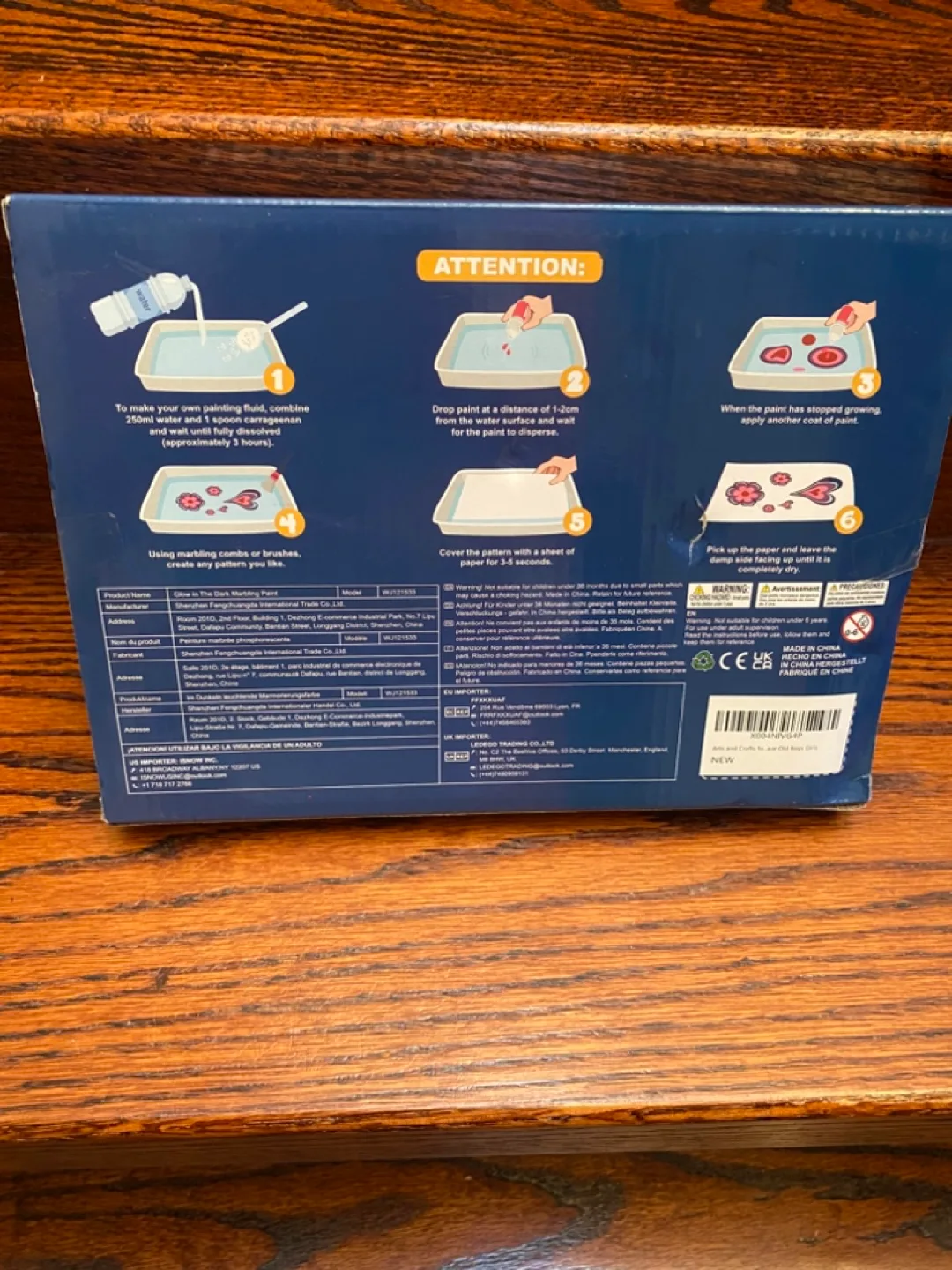 Glow in the Dark Magic Marbling Paint Kit image indicator(2)