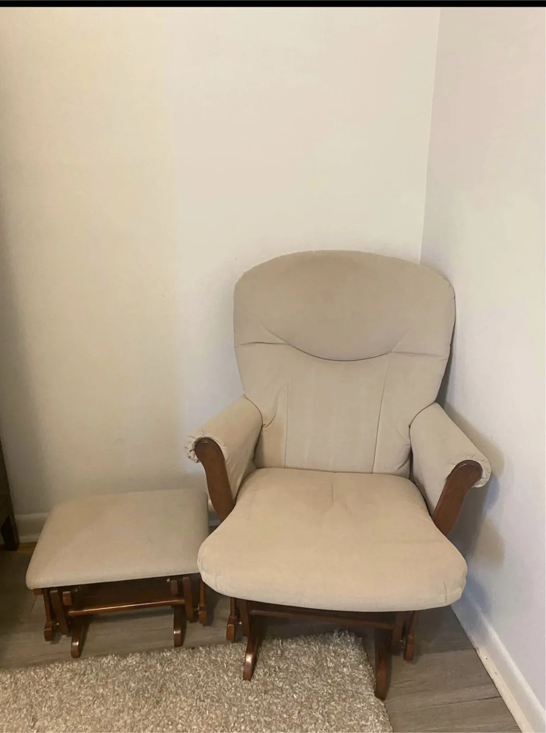 Glider Rocking Chair with Ottoman thumbnail