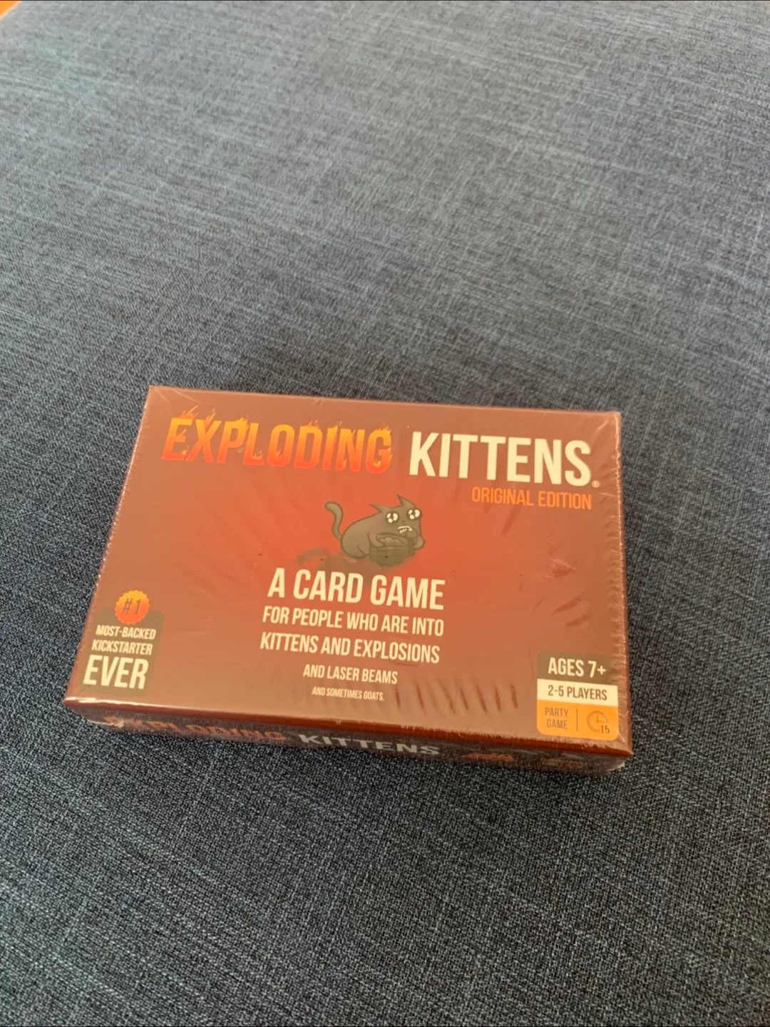 New Exploding Kittens Original Edition Card Game thumbnail