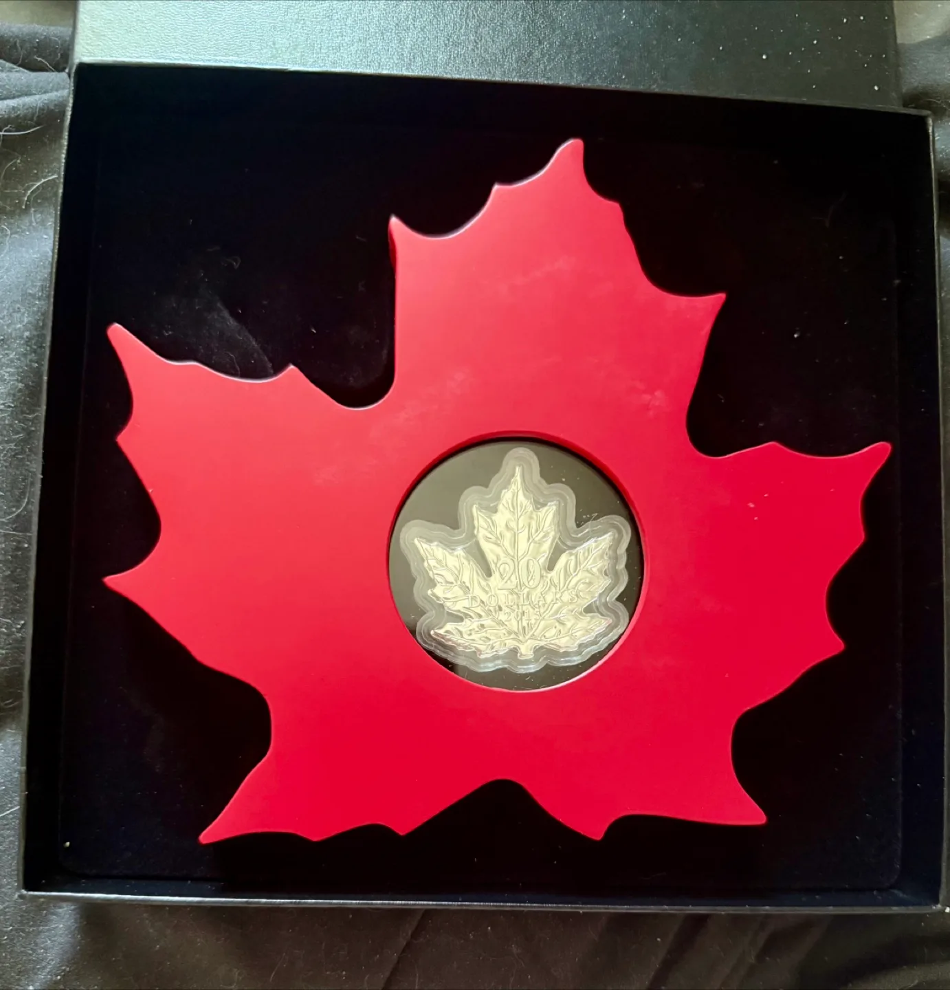 2015 $20 Fine Silver Maple Leaf Coin thumbnail