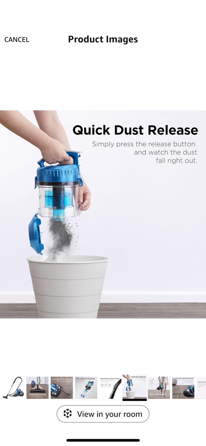 Eureka Vacuum - Automatic Cord Rewind - photo 3