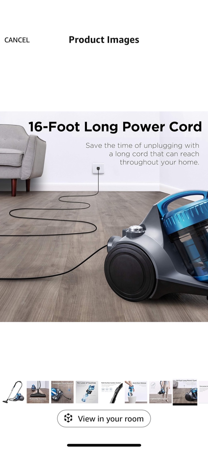 Eureka Vacuum - Automatic Cord Rewind - photo 4