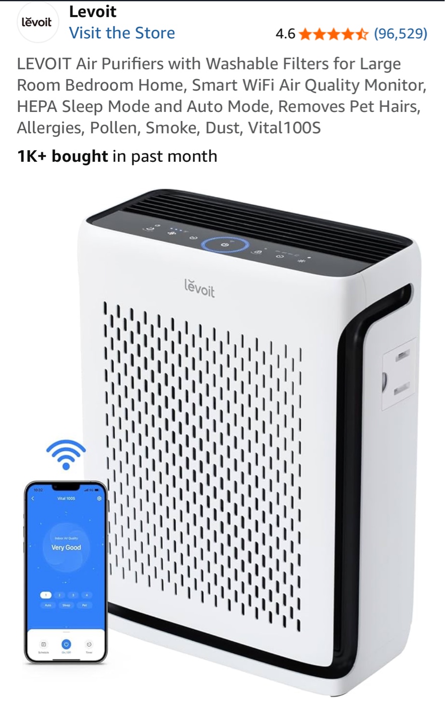 Levoit Vital 100S Air Purifier - photo 2