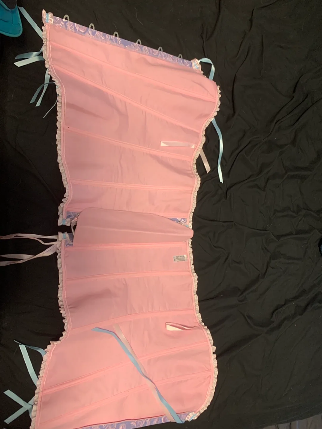 Spring Fever Blue Floral Bustier Corset - Size XXXL image indicator(8)