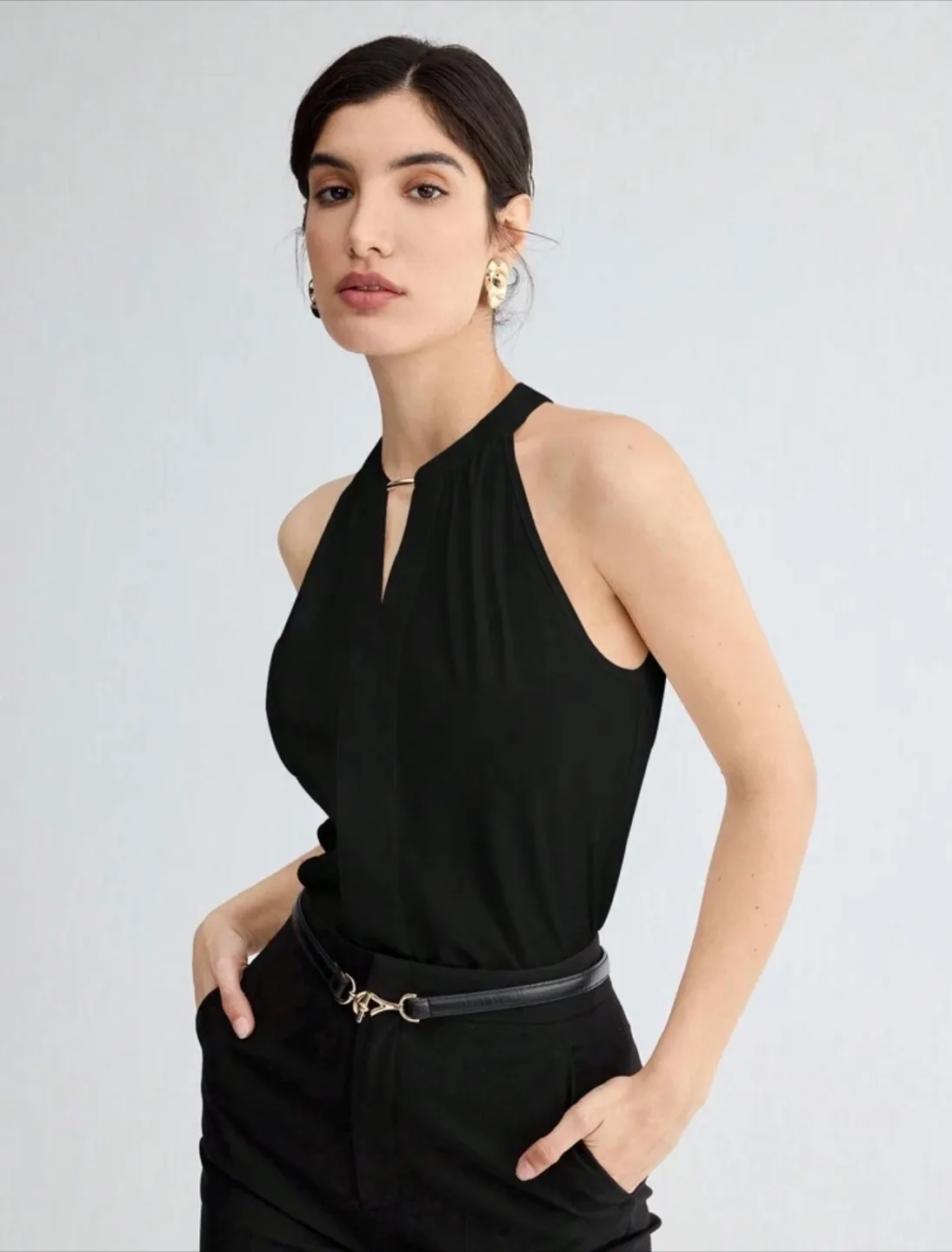 Black Halter Top image indicator(6)