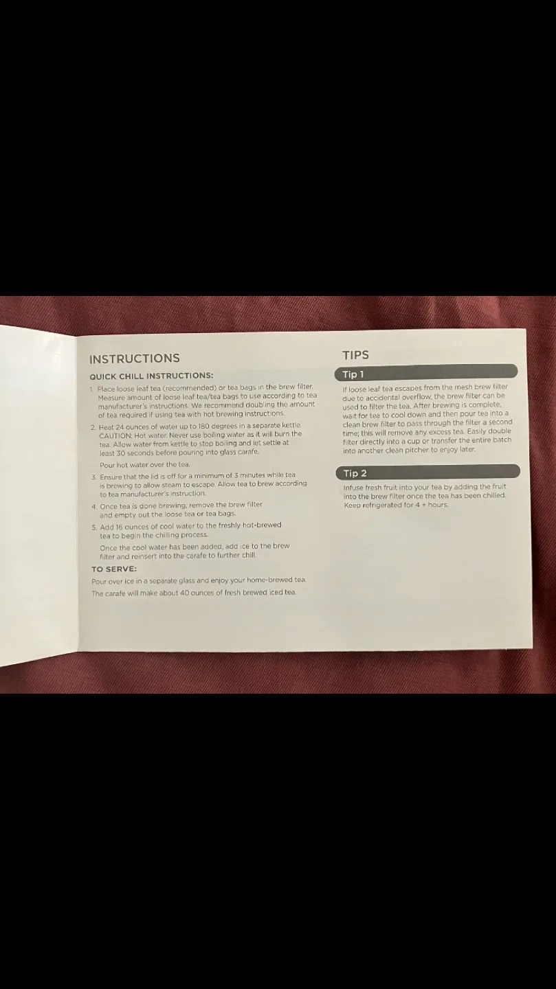 Primula Quick Chill Glass Iced Tea Maker - 1.6 Qt 🫖☕️🍹🥤🧊🧋🖤🇨🇦 image indicator(4)