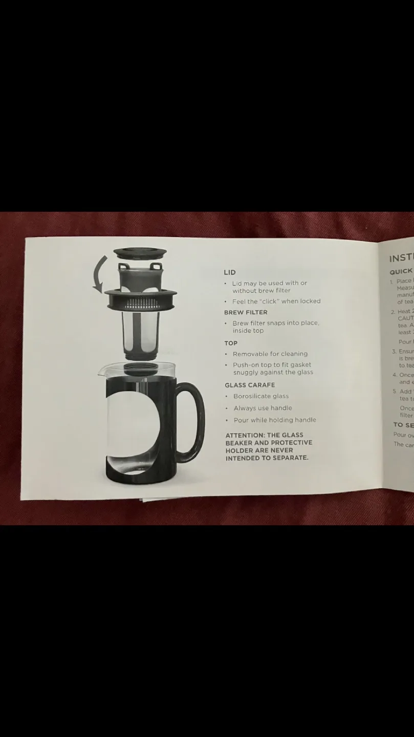 Primula Quick Chill Glass Iced Tea Maker - 1.6 Qt 🫖☕️🍹🥤🧊🧋🖤🇨🇦 image indicator(5)