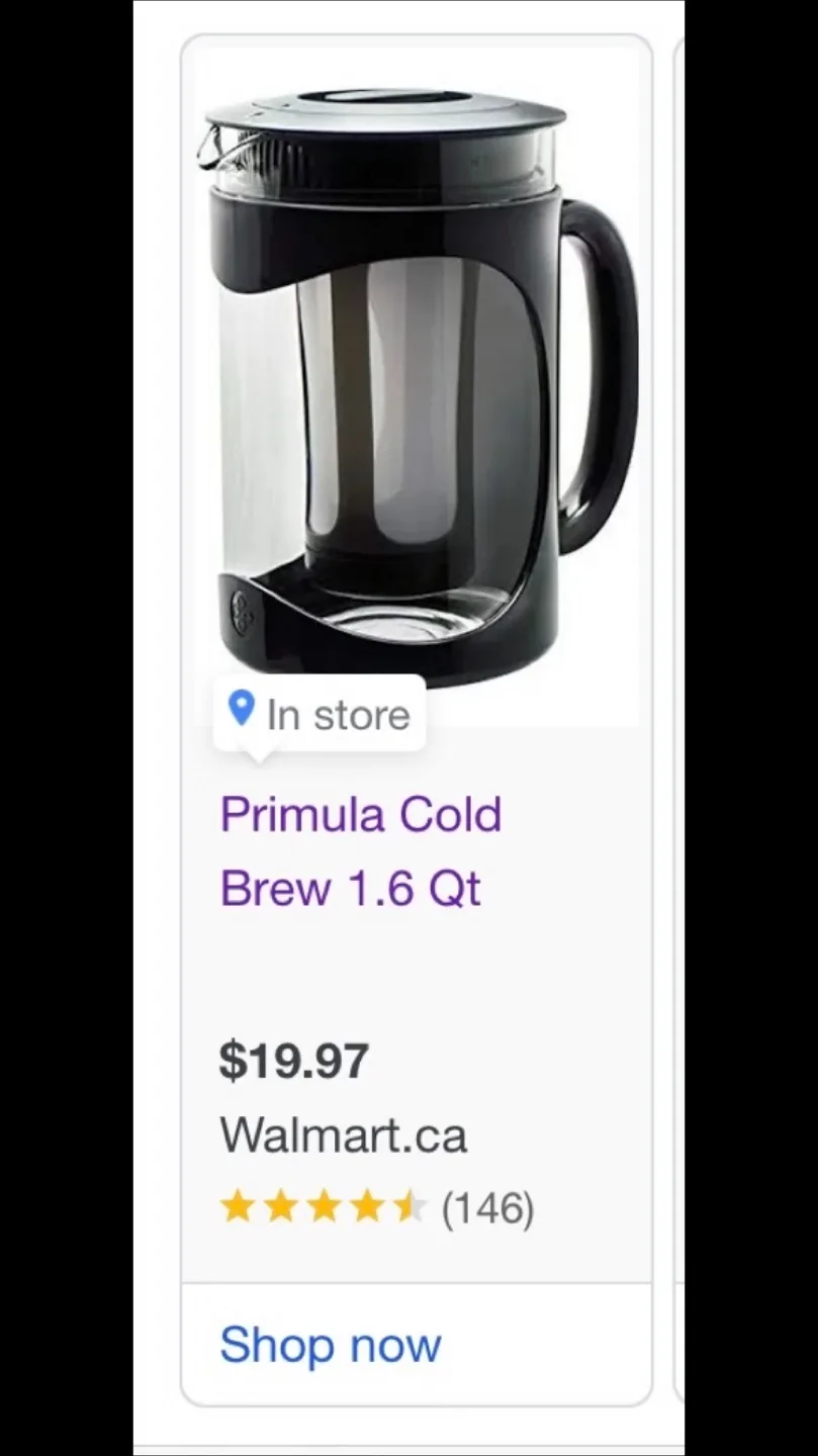 Primula Quick Chill Glass Iced Tea Maker - 1.6 Qt 🫖☕️🍹🥤🧊🧋🖤🇨🇦 image indicator(8)