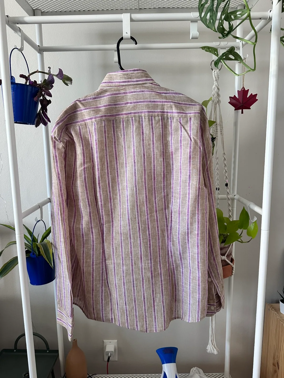 New 100% Linen Shirt - M  Size - Custom Tailored image indicator(2)
