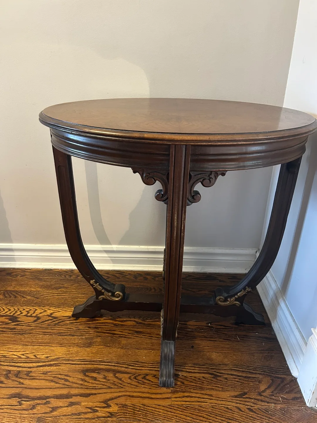 Wood console table thumbnail