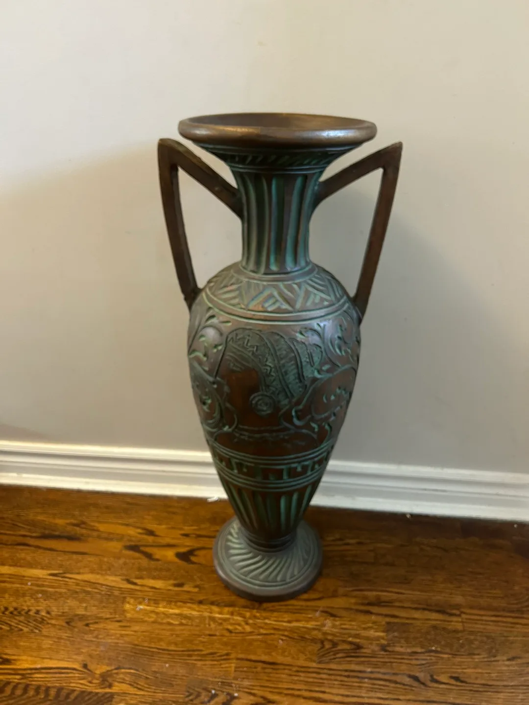 Tall floor vase - Clay thumbnail