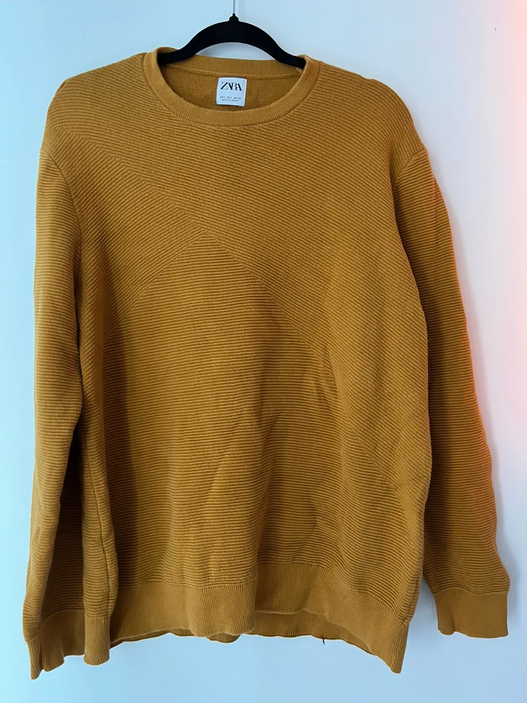Zara Mustard Knit Sweater thumbnail