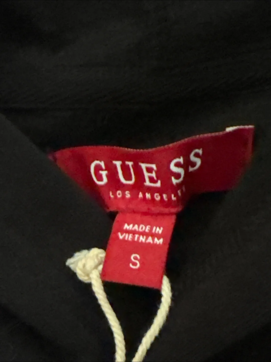 New Guess Los Angeles Black Hoodie - Size S image indicator(3)
