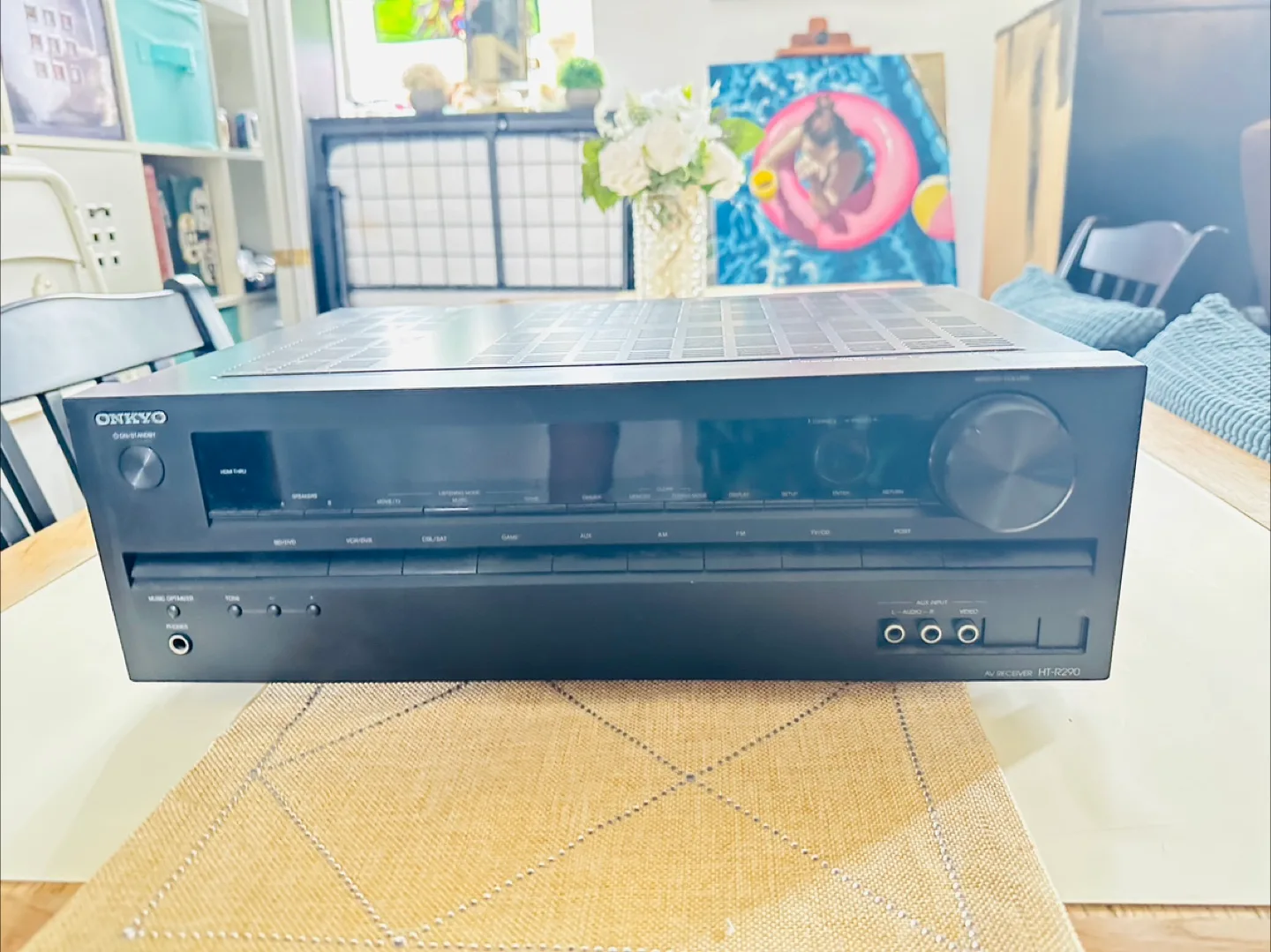 Onkyo AV Receiver HT-R290 Surround Sound Home Theater 5 HDMI 5.1 thumbnail