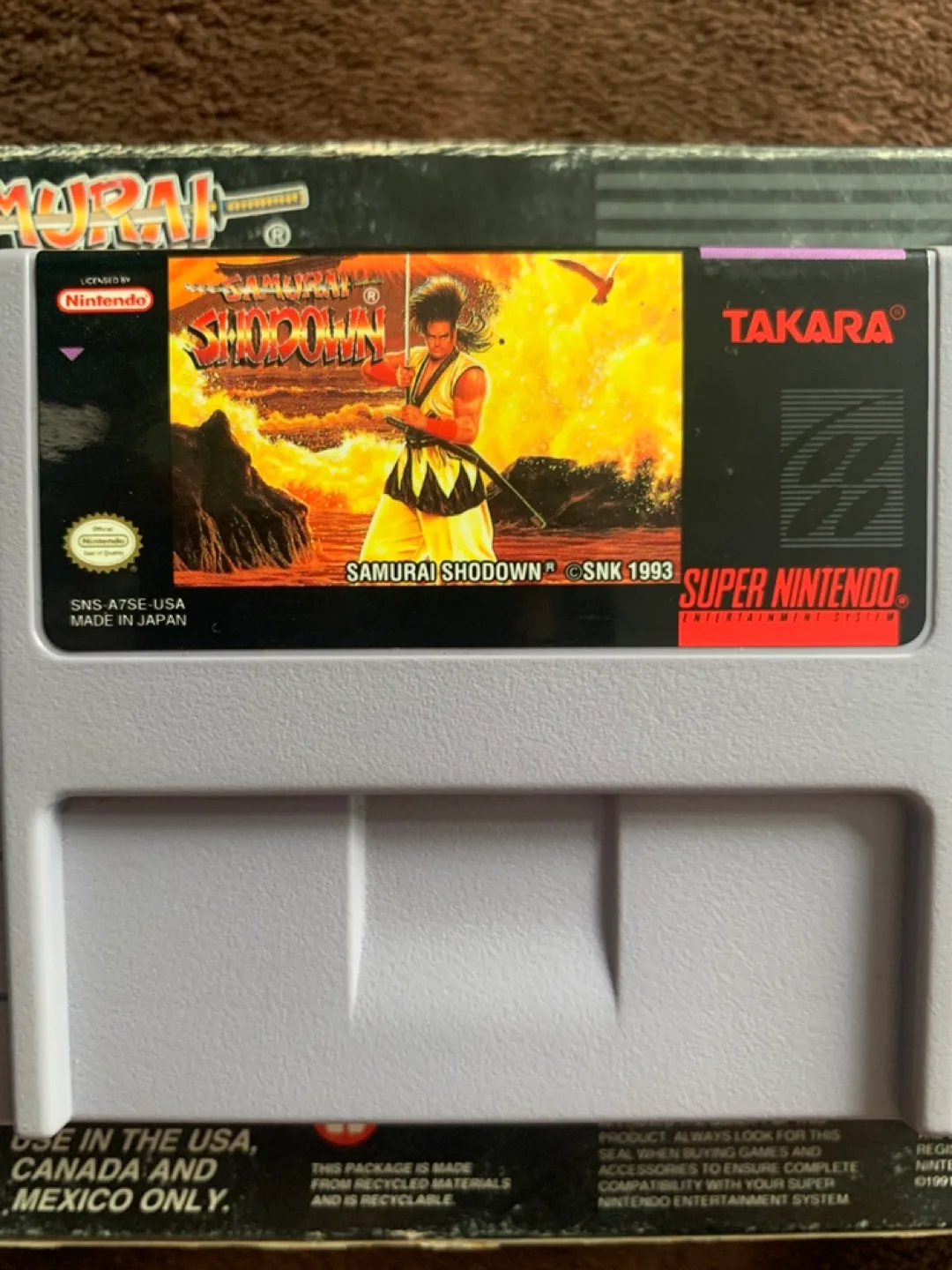 Samurai Shodown (Super Nintendo SNES) Complete image indicator(6)