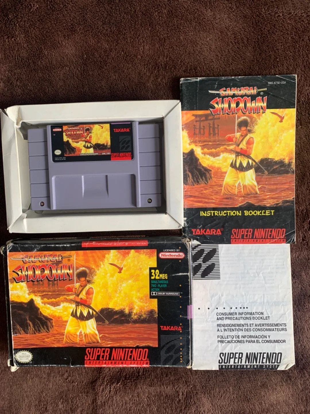 Samurai Shodown (Super Nintendo SNES) Complete image indicator(2)