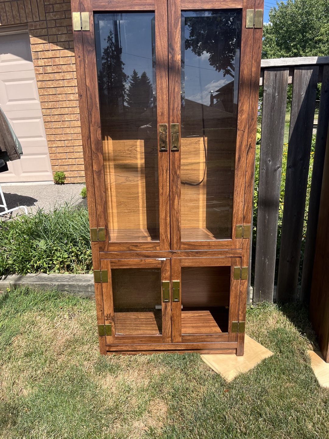 Cabinet with glass doors
