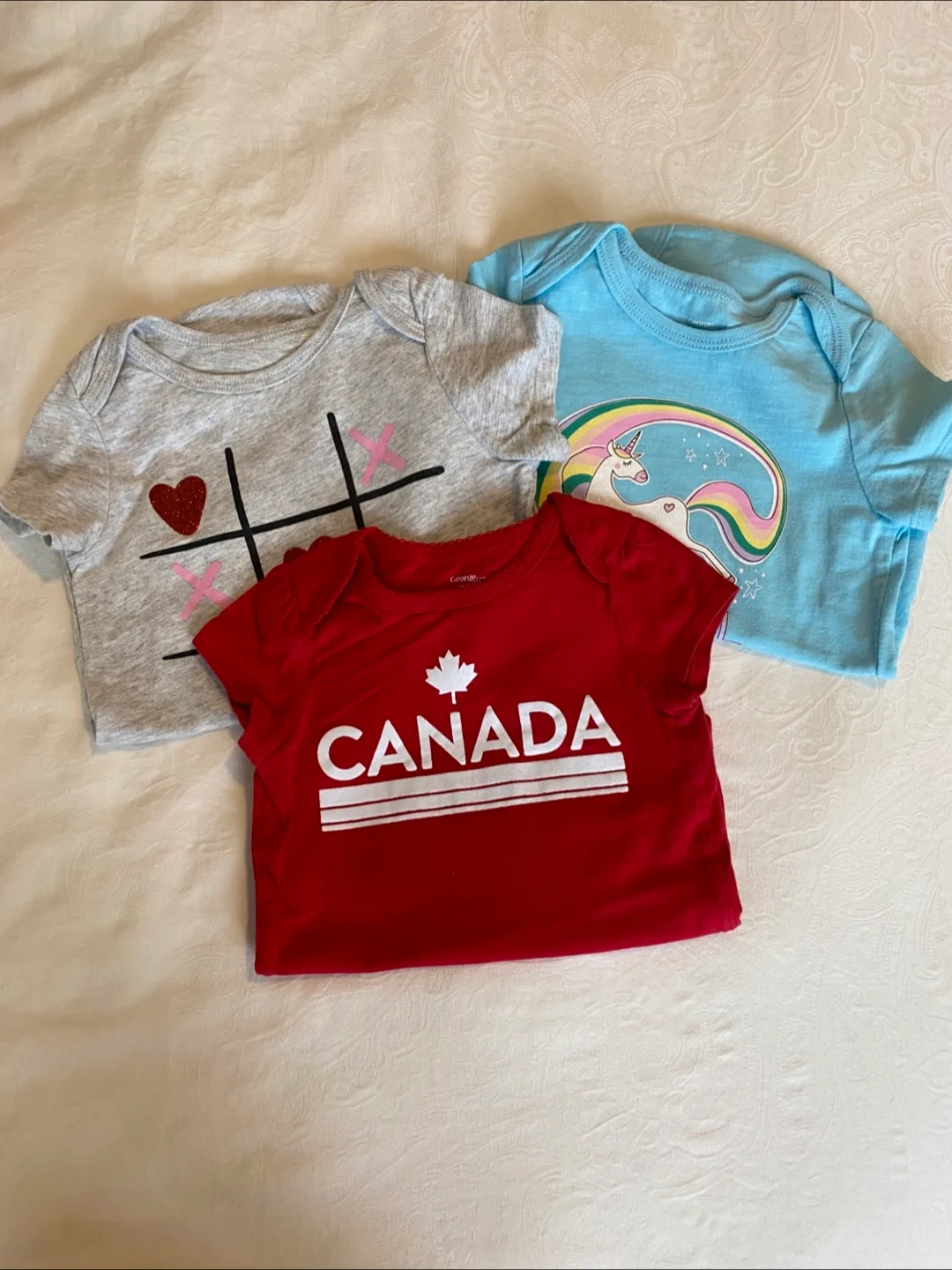 BUNDLE - George Baby Bodysuits  size 18/2 thumbnail