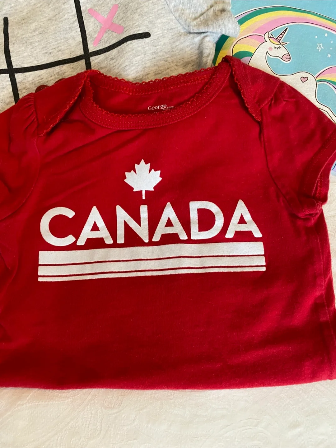 BUNDLE - George Baby Bodysuits  size 18/2 image indicator(4)