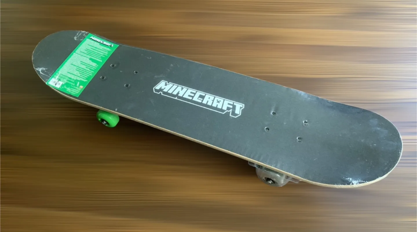 Minecraft Maple Deck Skateboard 31” thumbnail