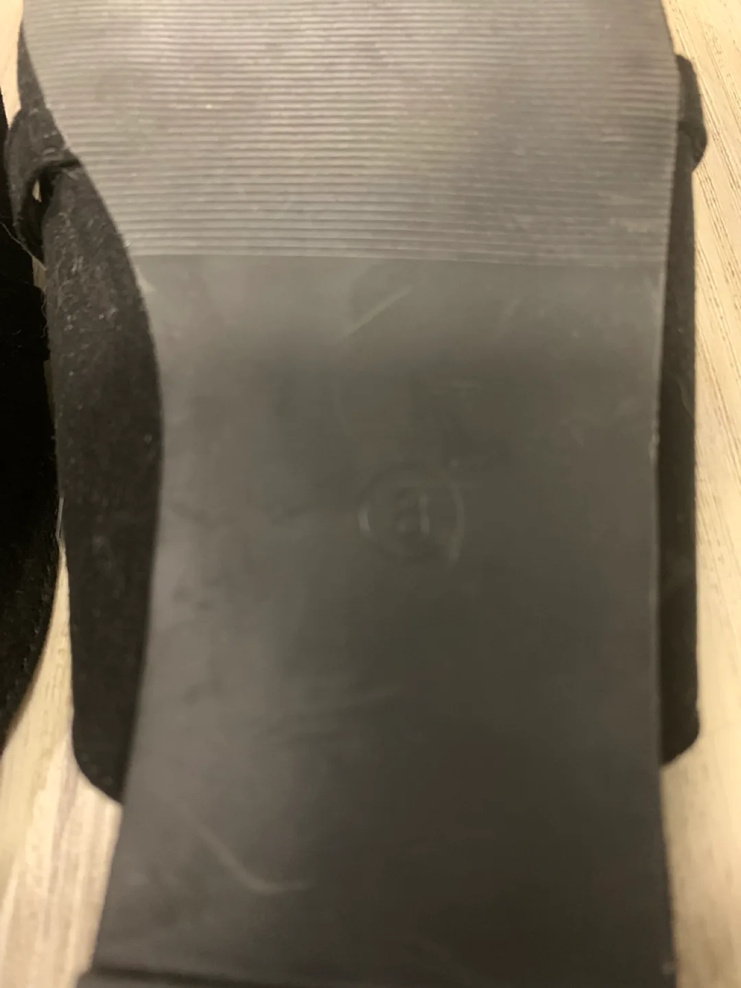 Lily Morgan Black Suede Mules (flats) Size 8 image indicator(5)