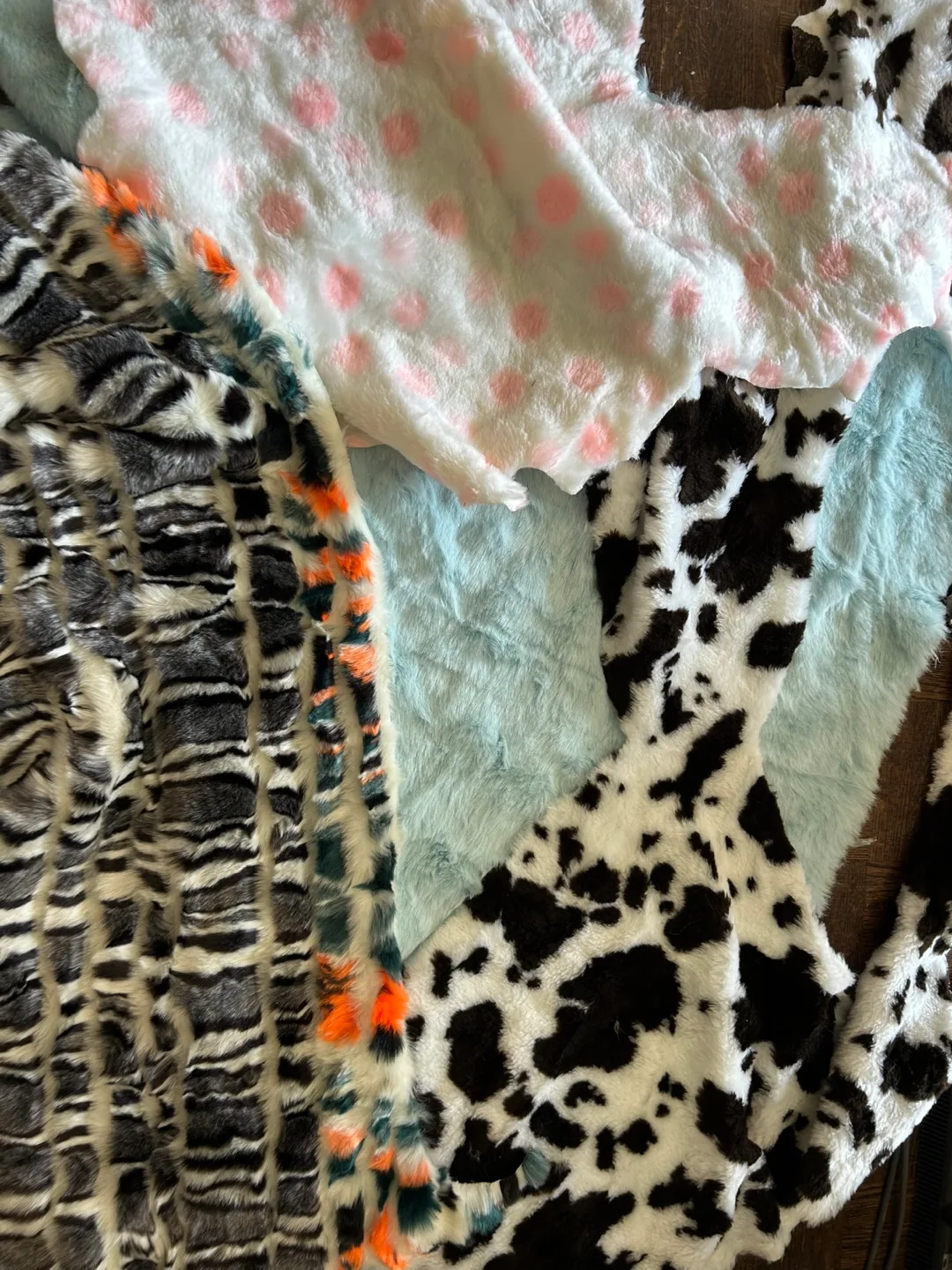 Faux Fur Fabric Pieces - Assorted Patterns thumbnail