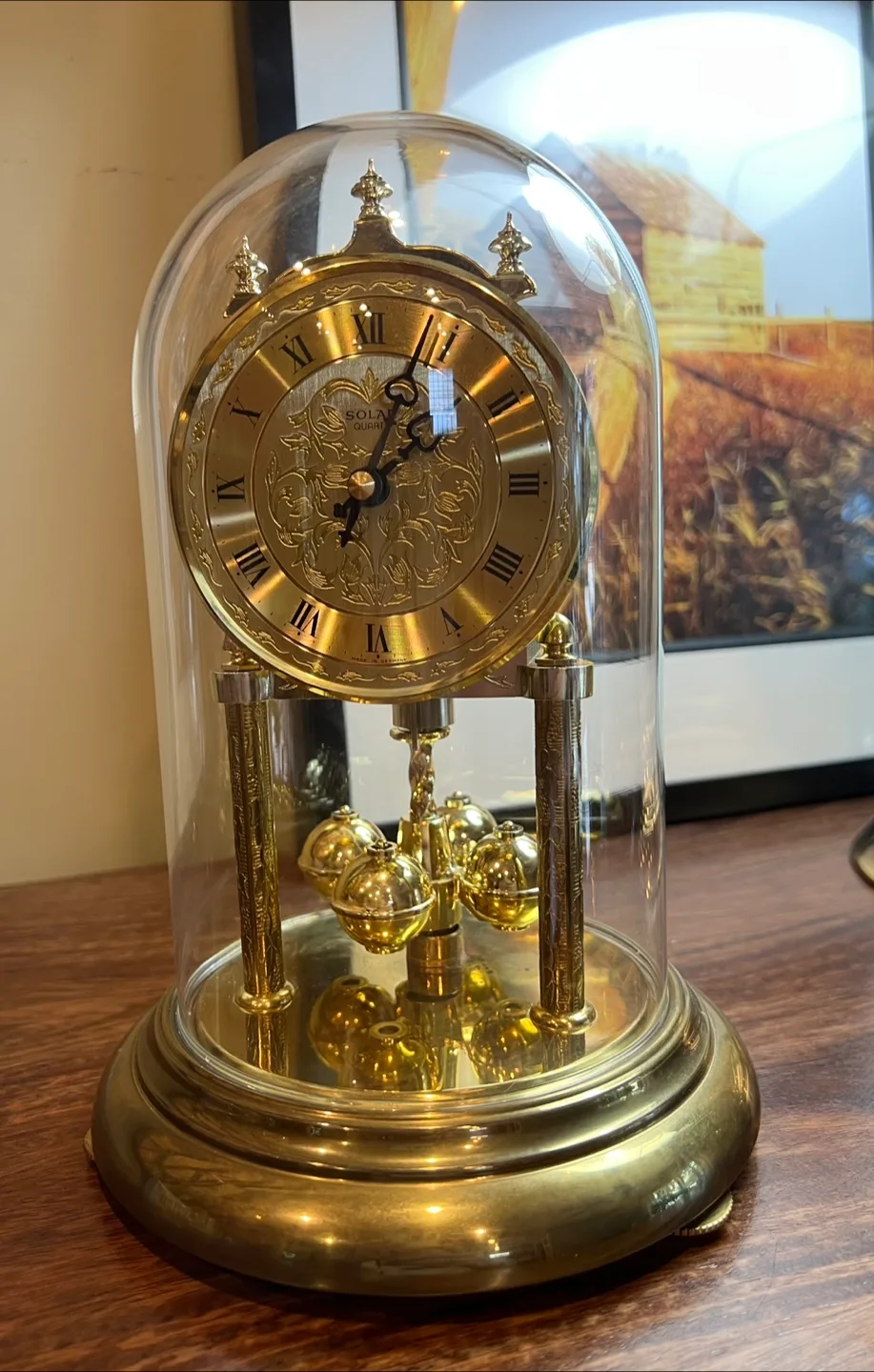 Vintage Solar Quartz Clock thumbnail