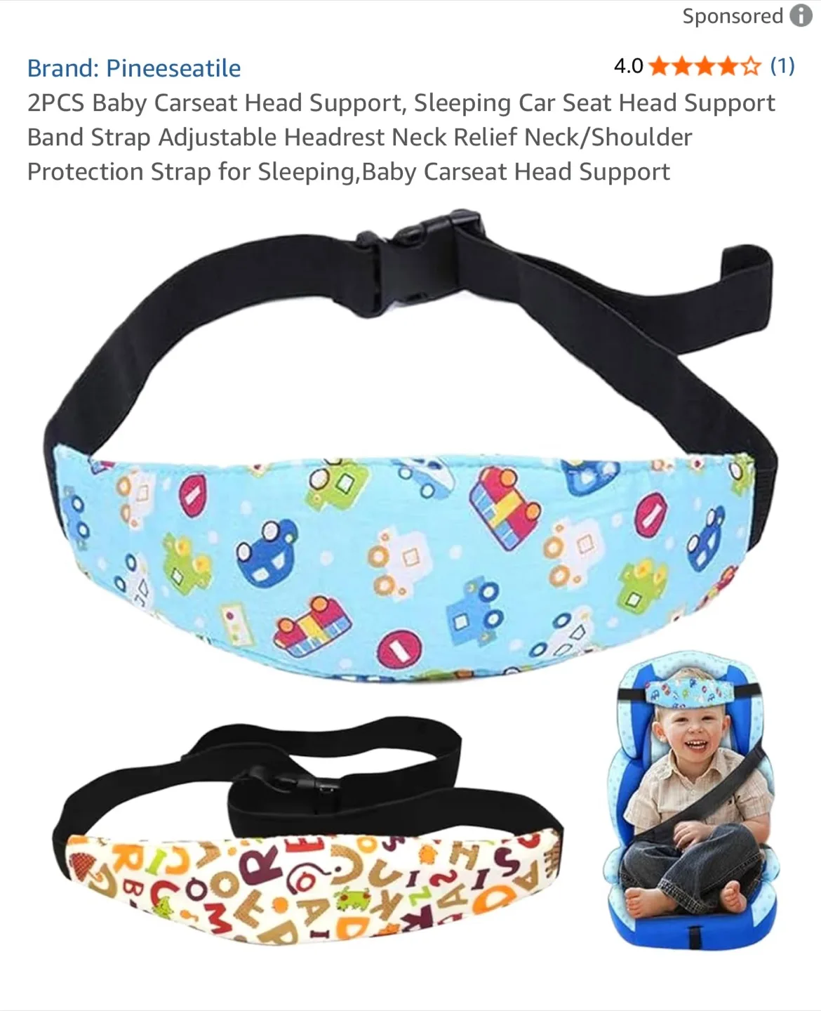 Baby Car Seat Head Support image indicator(3)