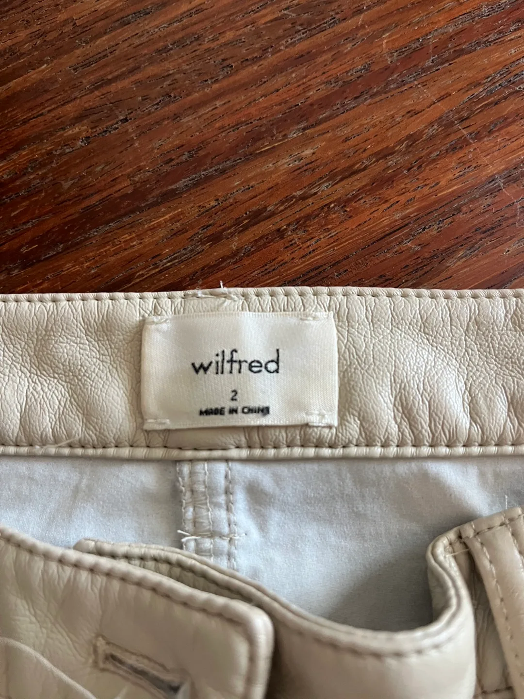 Wilfred Vegan Leather Pants - Size 2 image indicator(3)