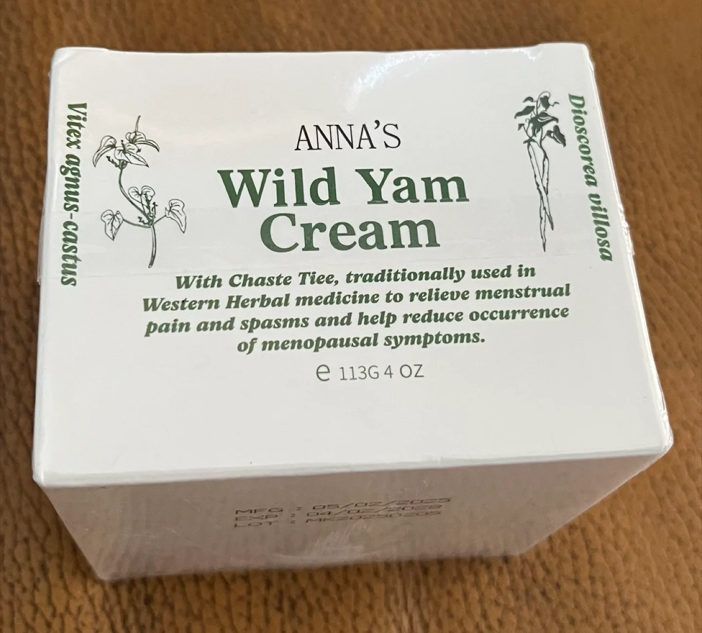 Anna's Wild Yam Cream 113g thumbnail