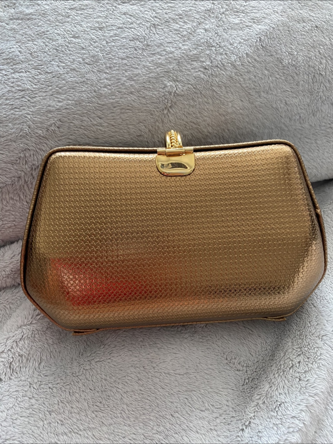 Vintage Farnell Gold Clutch Purse - photo 2