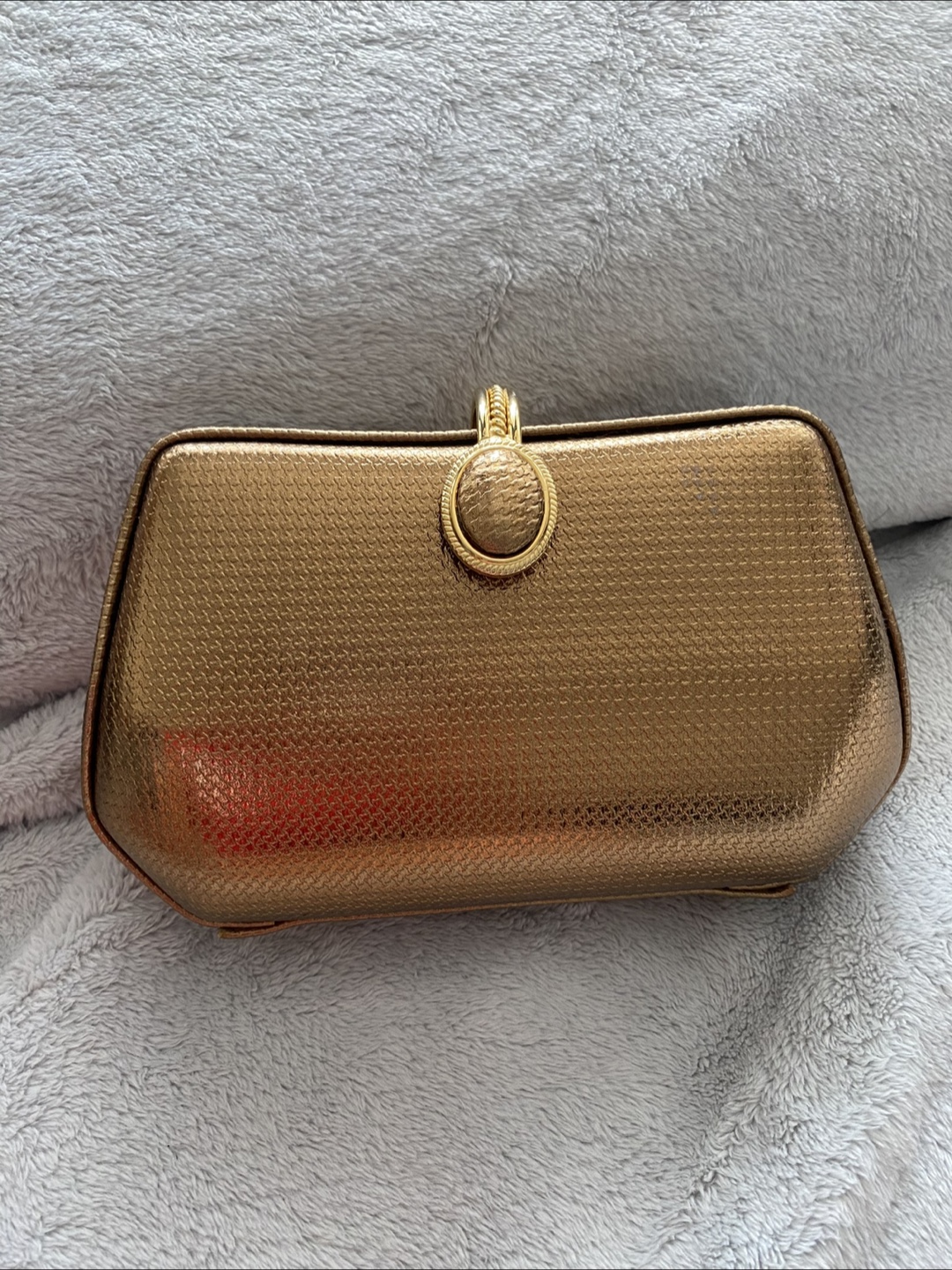 Vintage Farnell Gold Clutch Purse