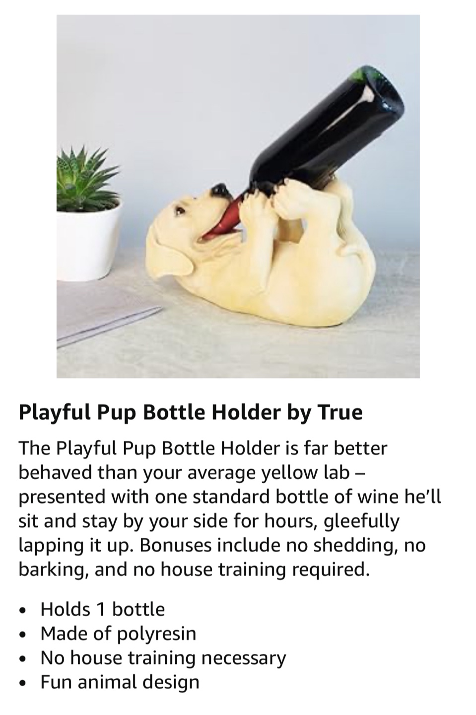 True Brands Playful Pup Bottle Holder - photo 3