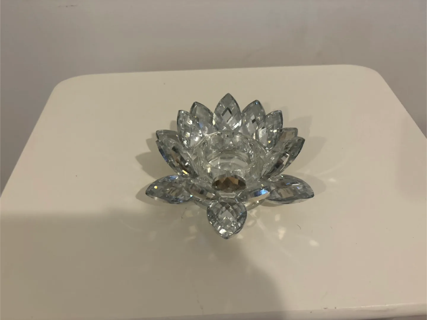 Crystal Lotus Candle Holder thumbnail