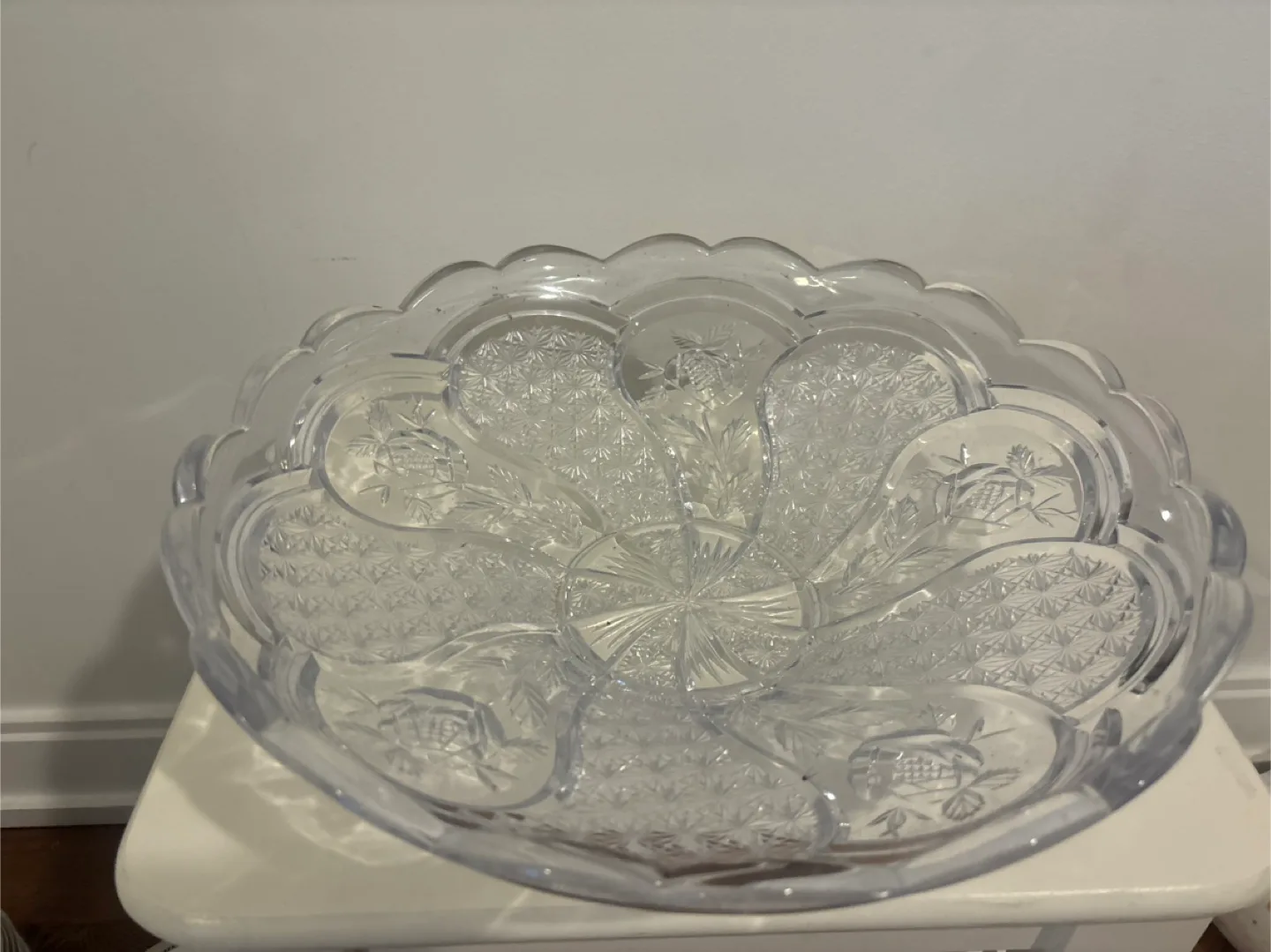 Clear Decorative Glass Bowl thumbnail